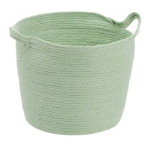 Set of Baskets Rope 33 x 33 x 38 cm Light Green (3 Pieces)