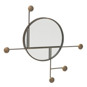 Wall mounted coat hanger 71 x 7 x 65 cm Metal