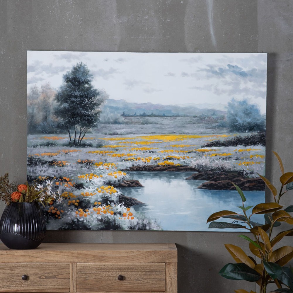 Leinwand Landschaft 120 x 3,5 x 90 cm