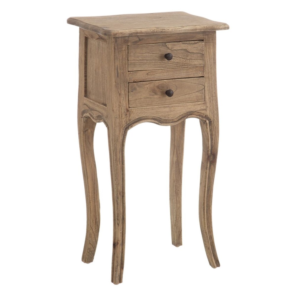 Nightstand Natural Mindi wood 40 x 30 x 72 cm