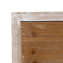 Schubladenschrank COUNTRY 50 x 35 x 112 cm natürlich Weiß Tannenholz Holz MDF