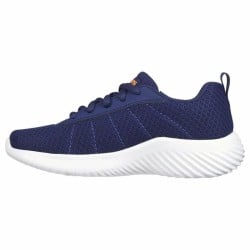 Chaussures de Sport pour Enfants Skechers Bounder - Karonik Blue marine