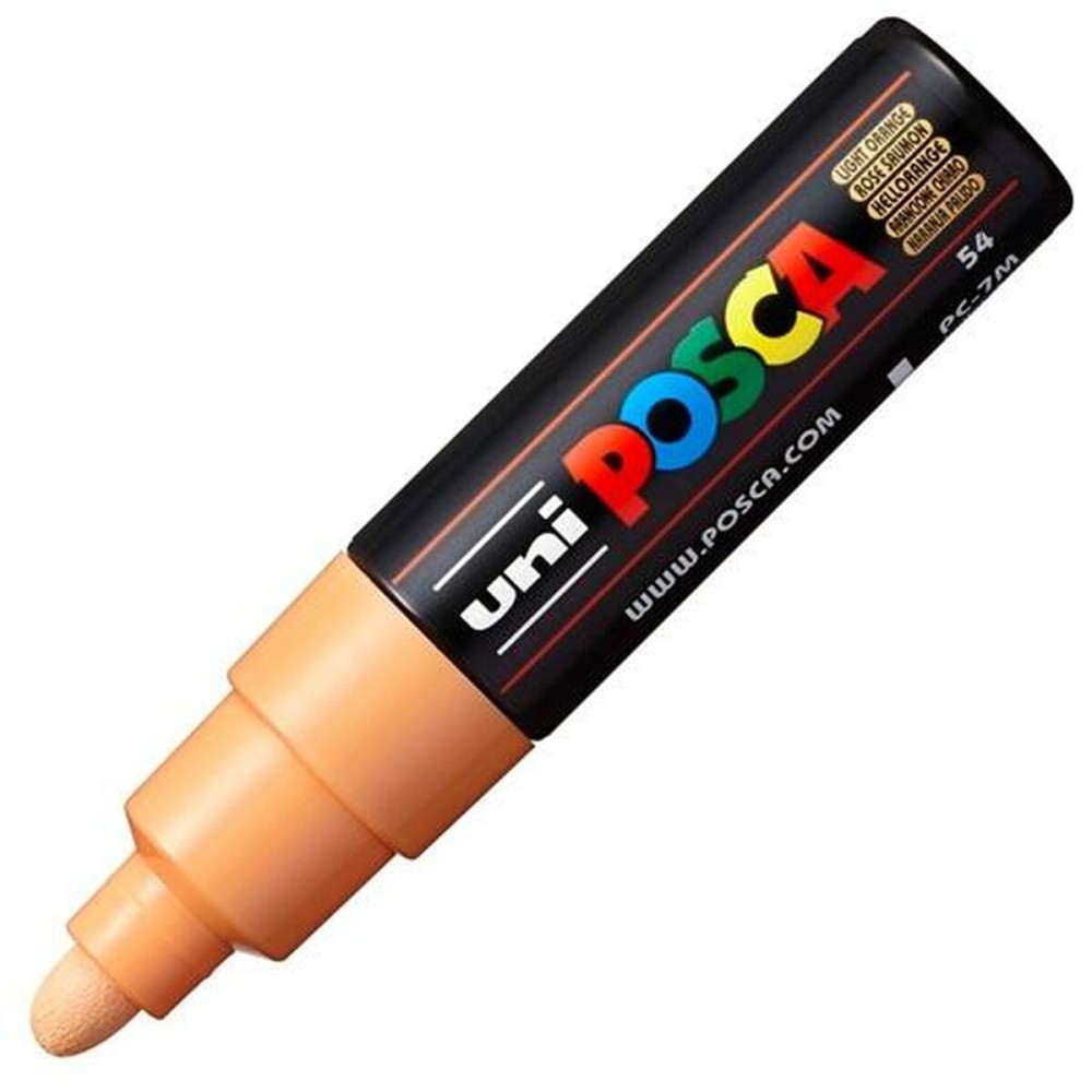 felt-tip pens POSCA PC-7M Light Orange 6 Units