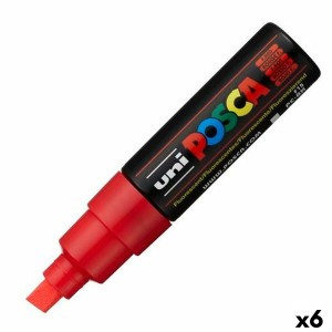 Feutres POSCA PC-8K Rouge (6 Unités)