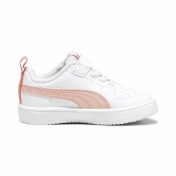 Chaussures de Sport pour Enfants Puma Rickie+ Blanc Rose clair