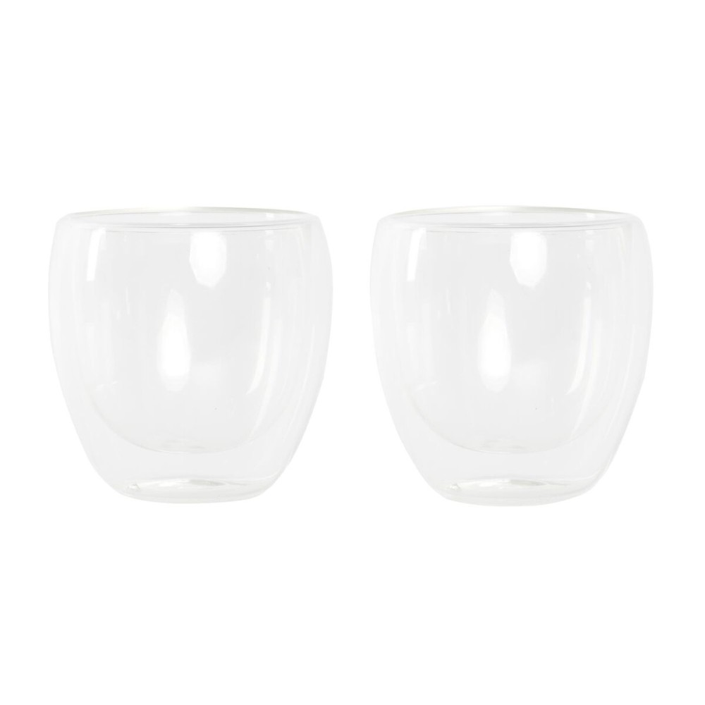 Set de Verres DKD Home Decor 250 ml 8,3 x 8,3 x 8,9 cm