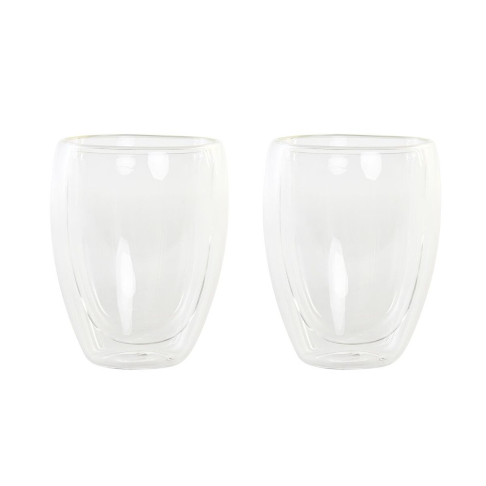 Set of glasses DKD Home Decor 9 x 9 x 10,2 cm 380 ml