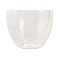 Gläserset DKD Home Decor Durchsichtig Kristall Borosilikatglas 100 ml 2 Stücke