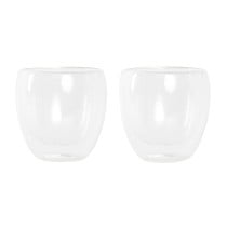 Gläserset DKD Home Decor Durchsichtig Kristall Borosilikatglas 250 ml