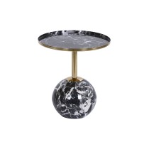 Table d'appoint DKD Home Decor 41 x 41 x 47 cm Noir Doré Fer