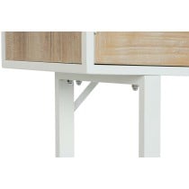 Console DKD Home Decor Blanc Métal Sapin 120 x 35 x 90 cm