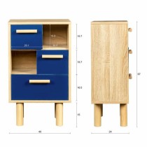 Schubladenschrank Marineblau 67 x 40 cm