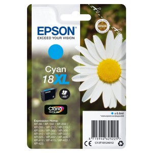 Cartouche d'encre originale Epson C13T18124022 Bleu foncé Cyan