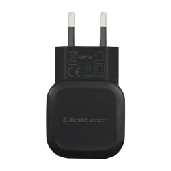 Chargeur mural Qoltec 50195 Noir 12 W