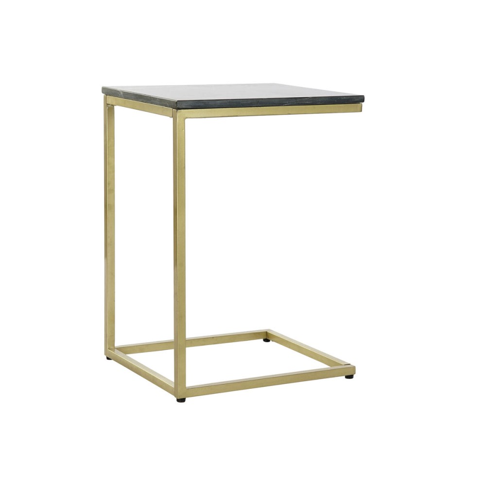 Table d'appoint DKD Home Decor 40 x 46 x 65 cm Noir Doré Marbre Fer