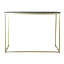 Console DKD Home Decor 100 x 40 x 77 cm Noir Doré Marbre Fer