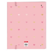 Ringbuch Glow Lab Hearts Rosa (27 x 32 x 3.5 cm)