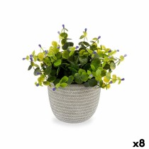 Plante décorative Ibergarden QY-H022 Plastique Fleurs 21 x 20,6 x 21 cm (8 Unités)