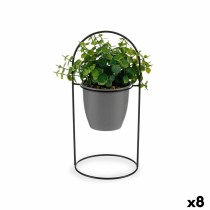 Dekorationspflanze Ibergarden QY-H093 Metall Kunststoff Blatt kreisförmig 21 x 30 x 21 cm (8 Stück)