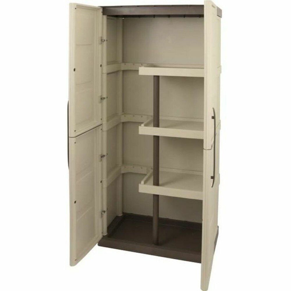 Armoire TOOD Beige Gris Résine 60 Kg 20 kg 70 x 39 x 165 cm