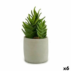 Decorative Plant Ibergarden YCX17941 Plastic Succulent 12 x 24 x 12 cm (6 Units)