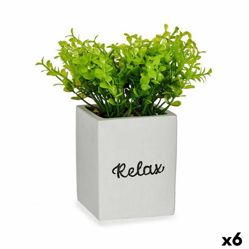 Plante décorative Ibergarden HY2-39 Plastique Ciment Volets Petit 13 x 18 x 13 cm (6 Unités)