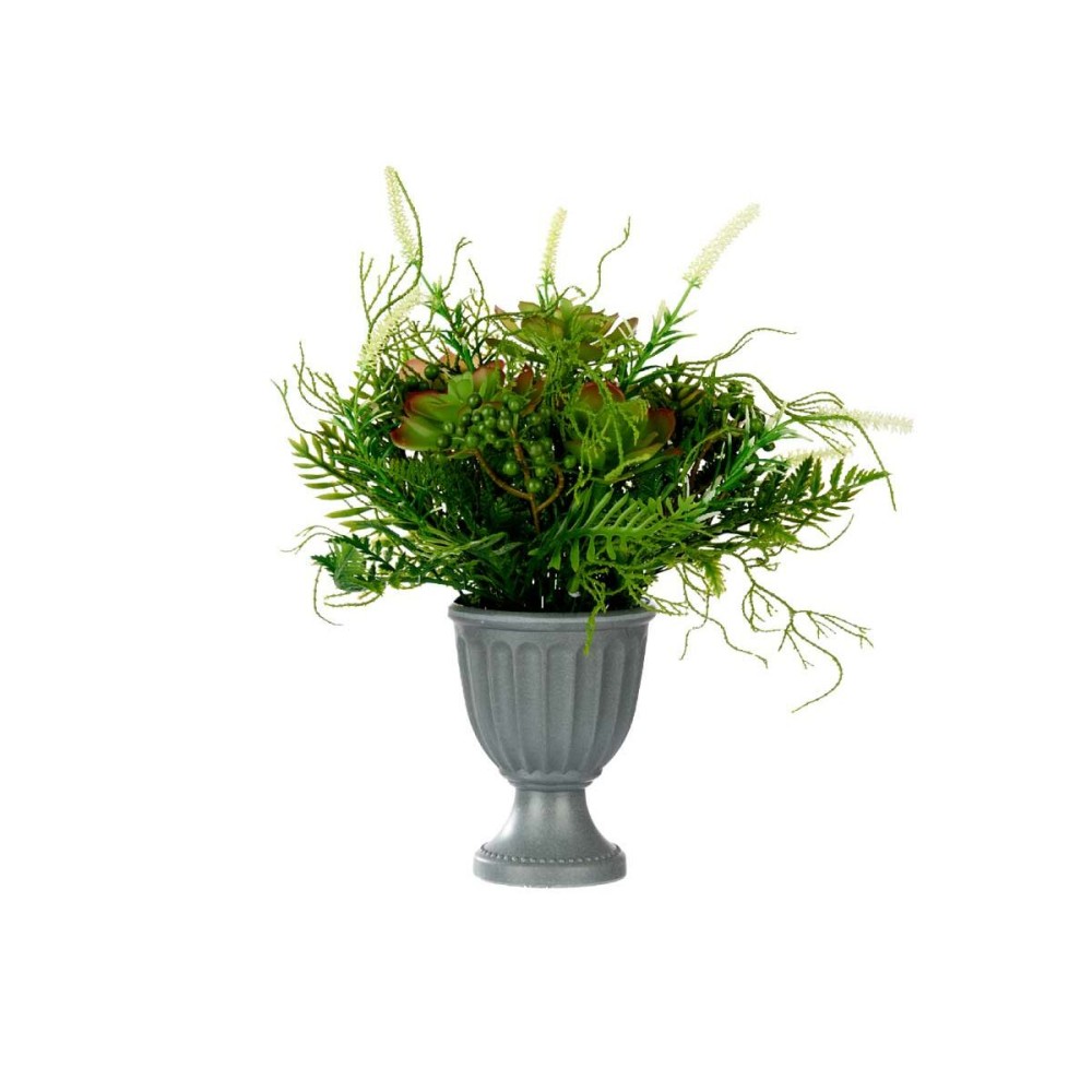 Plante décorative Ibergarden XD19-1369 Plastique Verre 21 x 30 x 21 cm (6 Unités)