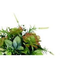 Plante décorative Ibergarden XD19-1370 Plastique Verre 25 x 36 x 25 cm (4 Unités)