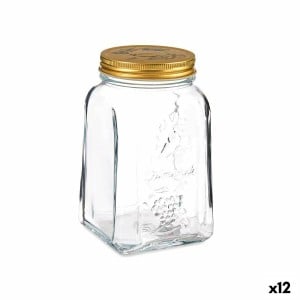 Jar Pasabahce Homemade Transparent Golden 1 L (12 Units)