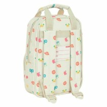 Child bag Safta Cabecitas Cream 20 x 28 x 8 cm