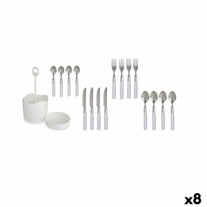 Besteck-Set Kinvara HQ233H10 Weiß Edelstahl (8 Stück)