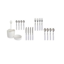 Besteck-Set Kinvara HQ233H10 Weiß Edelstahl (8 Stück)