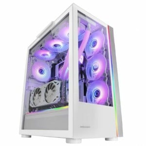 Boîtier ATX semi-tour Mars Gaming MCULTRA XXL Premium RGB Blanc