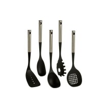 Set of Kitchen Utensils Kinvara KT171055S-S5 Black Plastic 8,5 x 35 x 20,5 cm (6 Units)