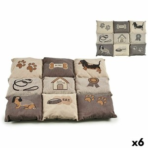 Coussin Animaux de compagnie 56 x 7,5 x 80 cm (6 Unités)