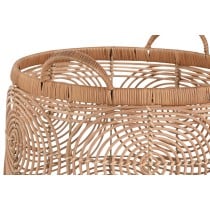 Set de basket DKD Home Decor Naturel Marron Clair Tropical 40 x 40 x 47 cm