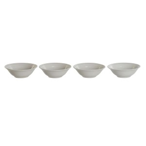 Set of bowls DKD Home Decor White Porcelain 17 x 17 x 7 cm