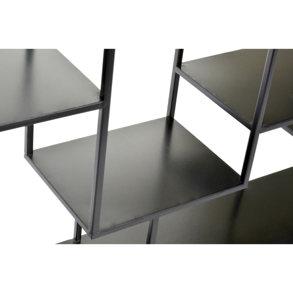 Shelves DKD Home Decor Black Metal 120 x 20 x 60 cm