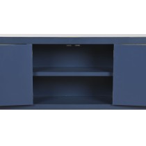 TV furniture DKD Home Decor Blue Golden Fir MDF Wood 130 x 24 x 51 cm