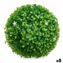 Decorative Plant Ibergarden 555 Plastic Flowers Sheets Ball 22 x 22 x 22 cm (8 Units)