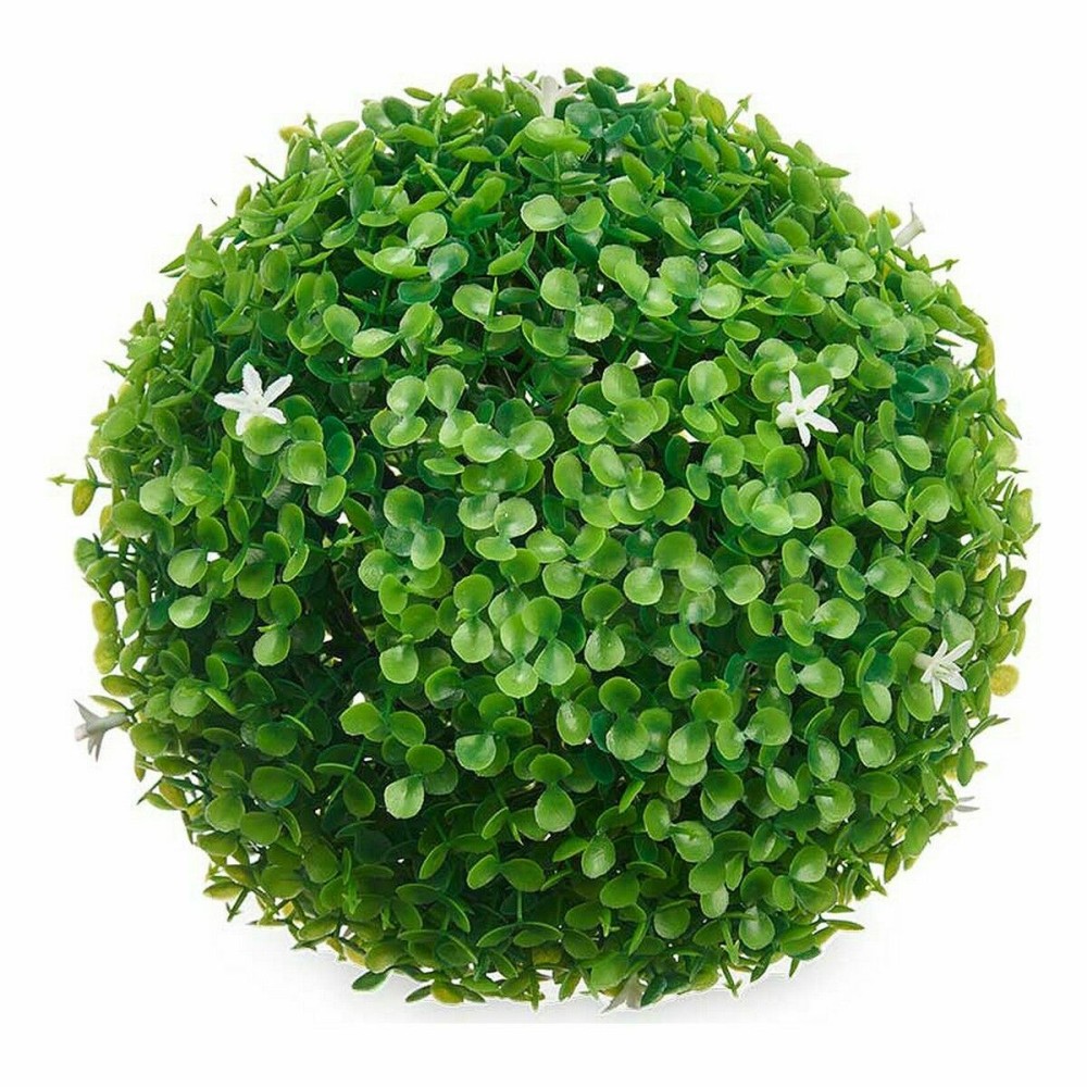 Decorative Plant Ibergarden 555 Plastic Flowers Sheets Ball 22 x 22 x 22 cm (8 Units)