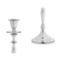 Candle Holder Silver Aluminium 4,5 x 23 x 8 cm (8 Units)