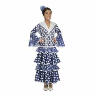 Costume for Adults My Other Me Alvero Blue Flamenco Dancer (1 Piece)