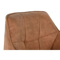 Hocker DKD Home Decor Schwarz Camel Metall 59 x 60 x 107 cm