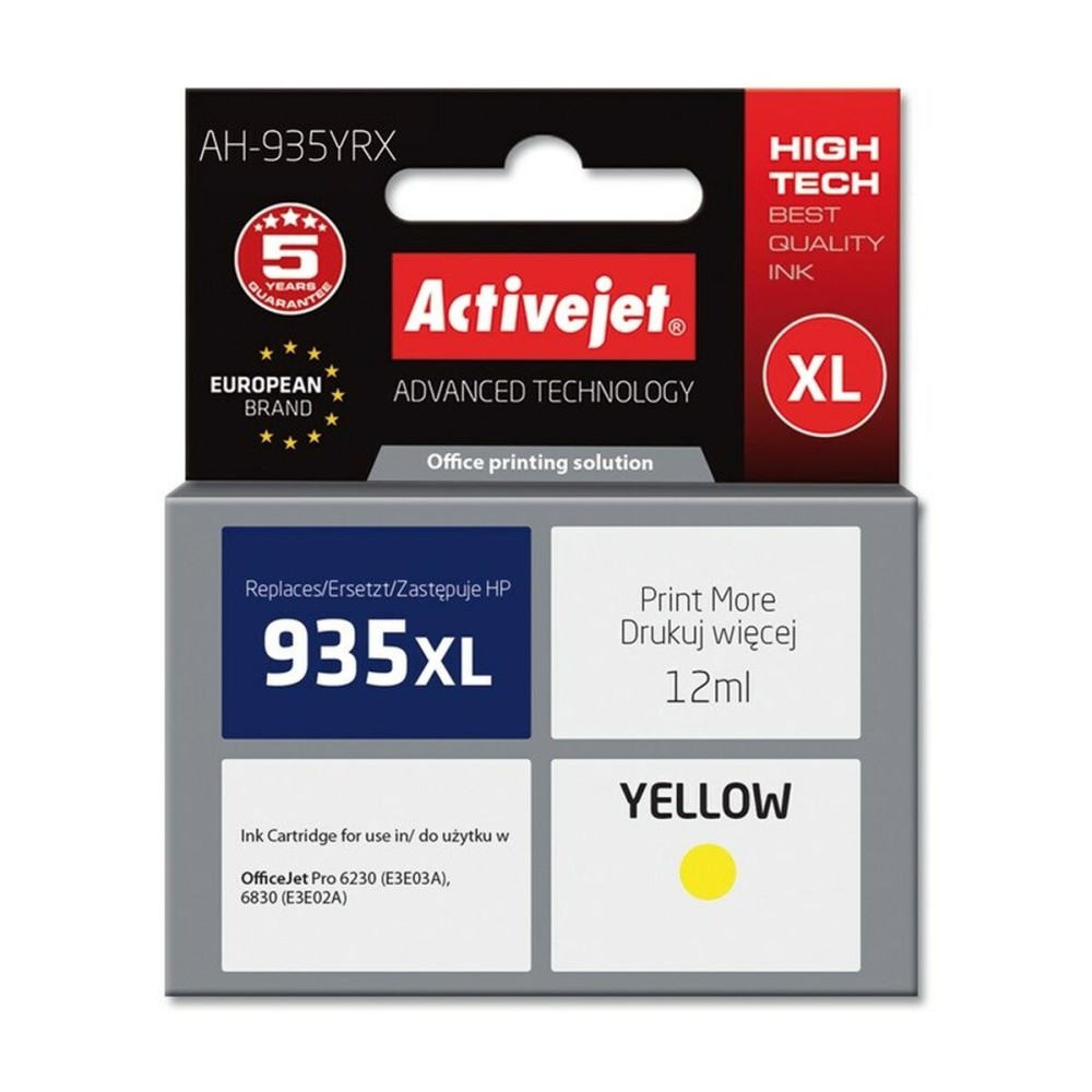 Original Ink Cartridge Activejet AH-935YRX Yellow