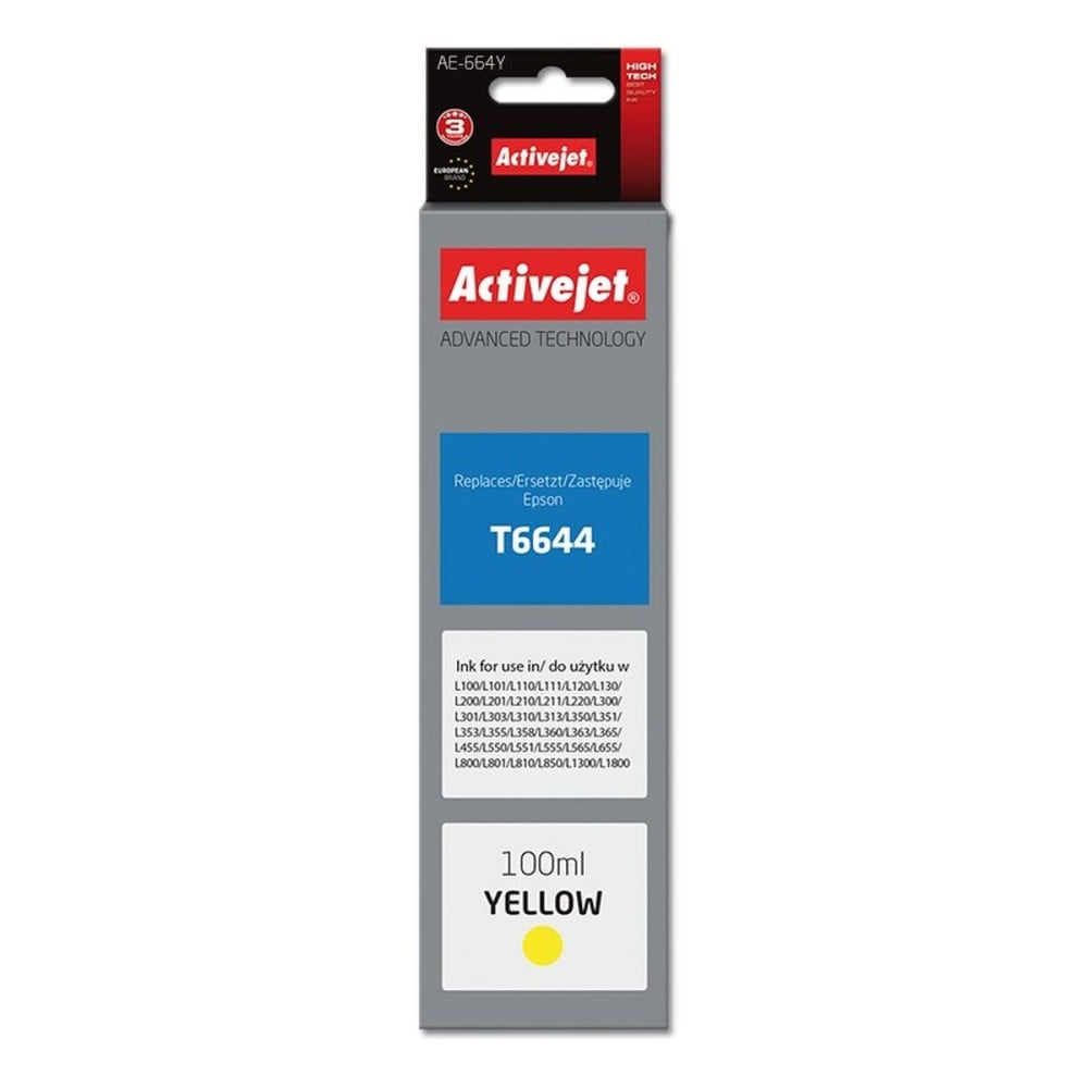 Original Ink Cartridge Activejet AE-664Y Yellow