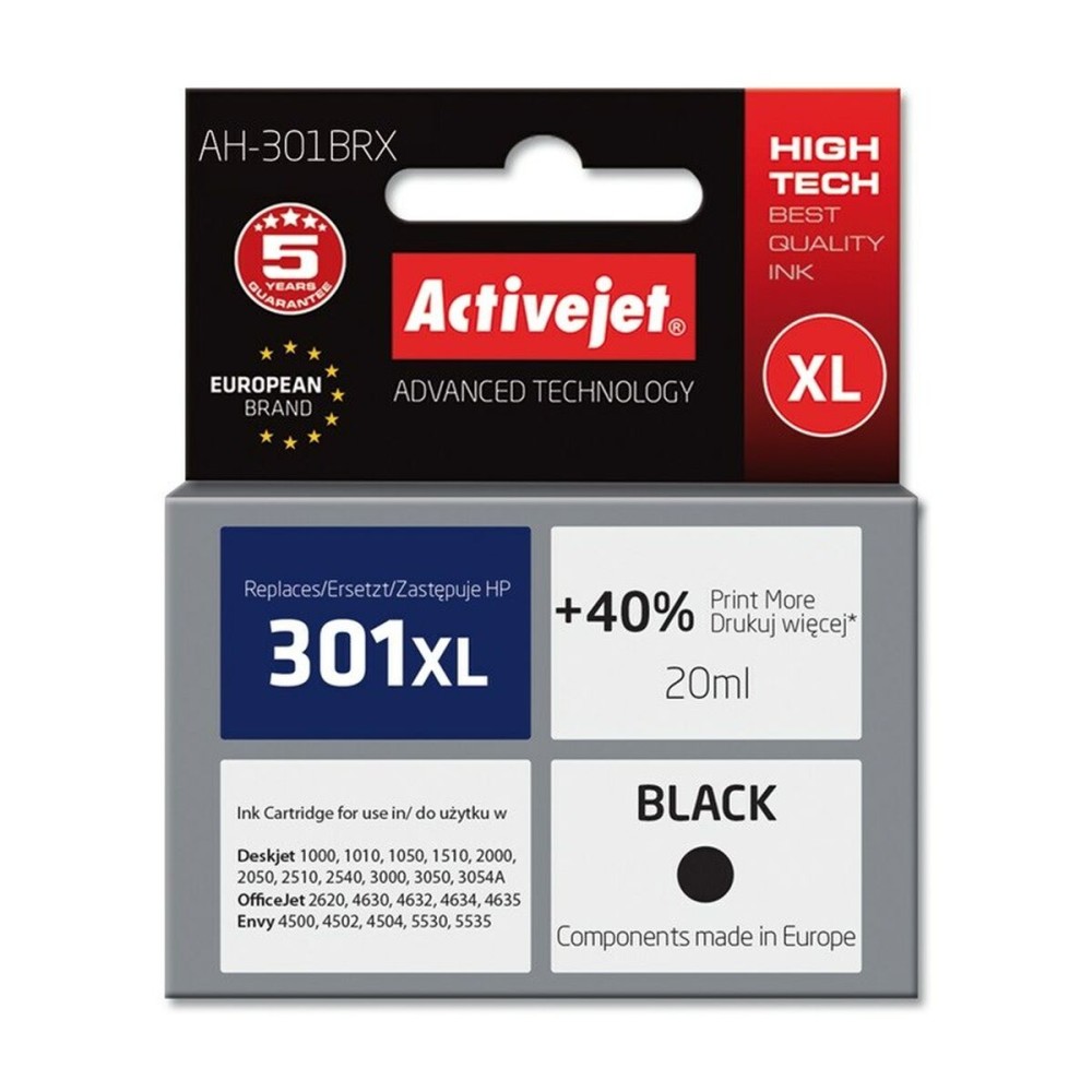 Original Ink Cartridge Activejet AH-301BRX Black