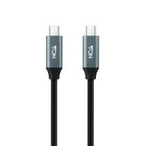 USB-C-Kabel NANOCABLE 10.01.4302 Schwarz 2 m (1 Stück)