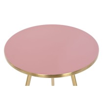 Set of 2 tables Home ESPRIT Pink Golden 41 x 41 x 51 cm