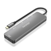 Hub USB Aisens ASUC-6P016-GR Gris (1 Unité)